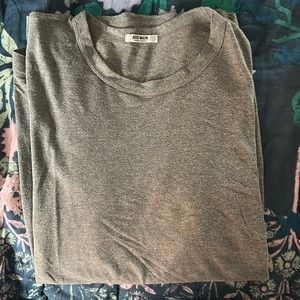 Buck Mason SLUB CURVED HEM TEE Grey Vintage tri-blend Men’s L